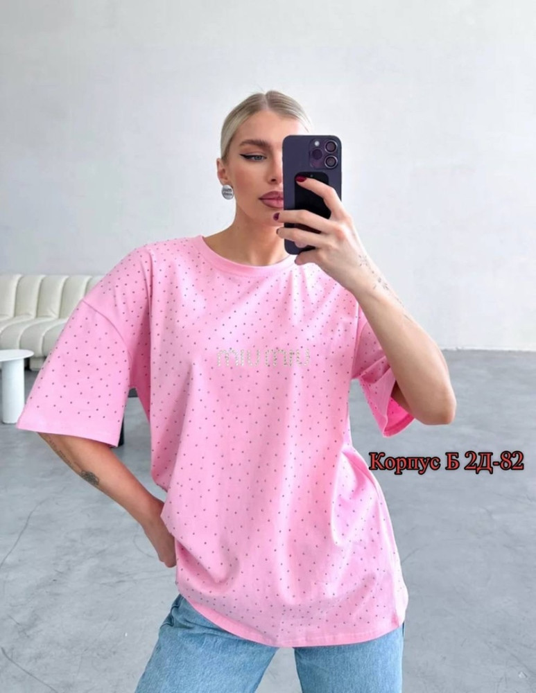 Женская футболка розовая купить в Интернет-магазине Садовод База - цена 899 руб Садовод интернет-каталог