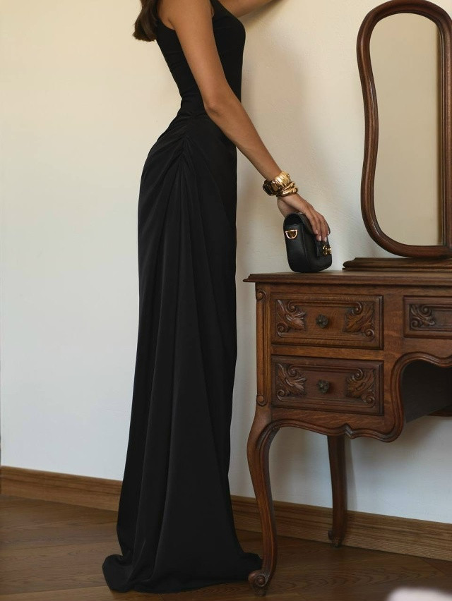 Платье черное купить в Интернет-магазине Садовод База - цена 1400 руб Садовод интернет-каталог