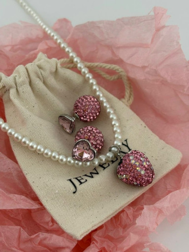 ✨ Нежнейший комплект украшений: серьги + колье САДОВОД официальный интернет-каталог