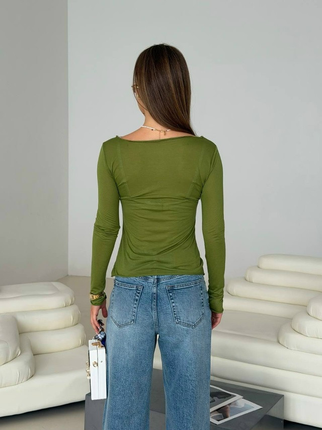 Лонгслив зеленый купить в Интернет-магазине Садовод База - цена 1100 руб Садовод интернет-каталог