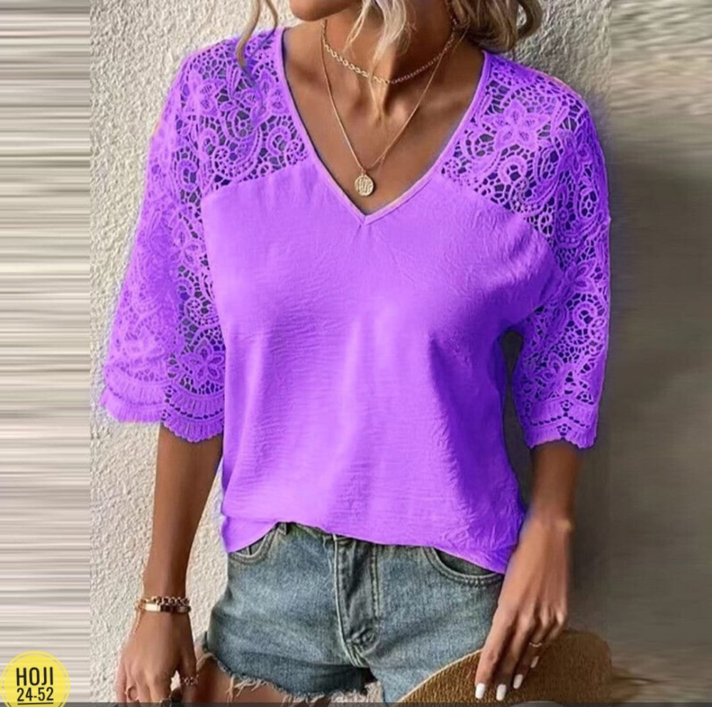 Стильная блуза в пять цветах купить в Интернет-магазине Садовод База - цена 500 руб Садовод интернет-каталог
