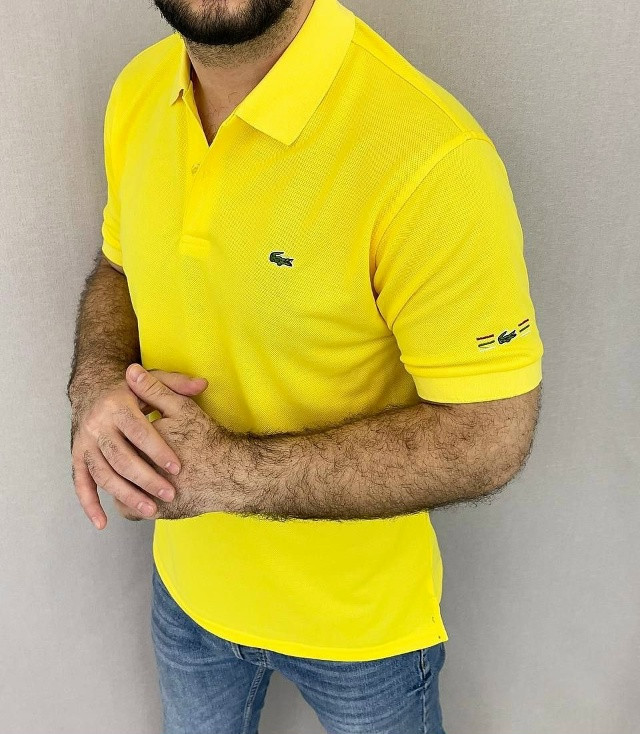 Мужская футболка желтая