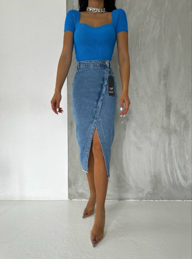 💕Джинсовая Юбка САДОВОД официальный интернет-каталог