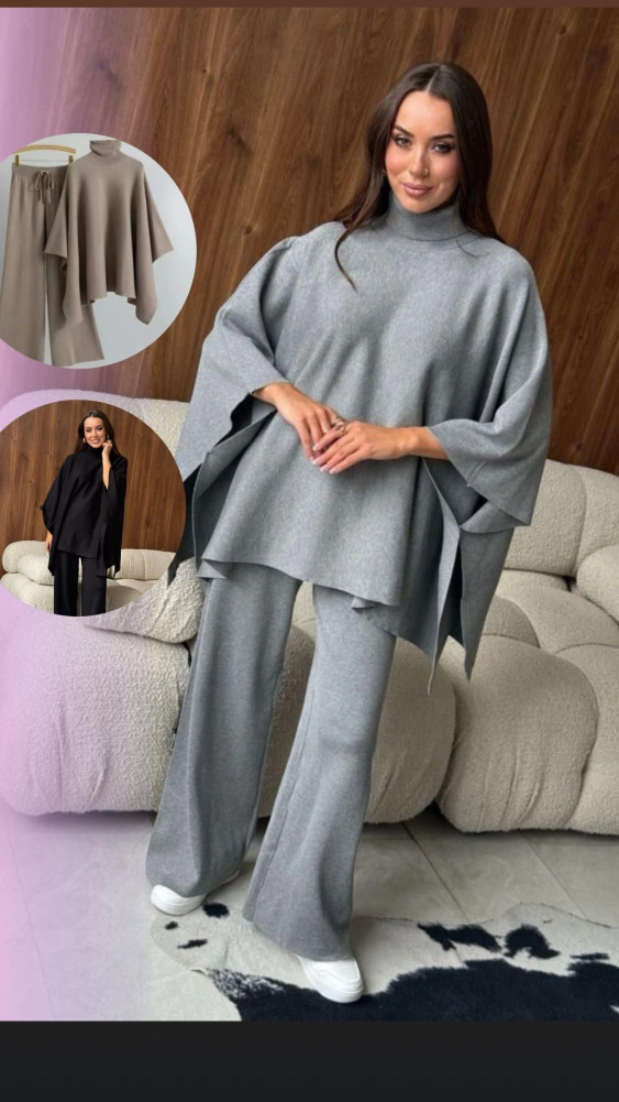 Женский костюм серый купить в Интернет-магазине Садовод База - цена 2050 руб Садовод интернет-каталог