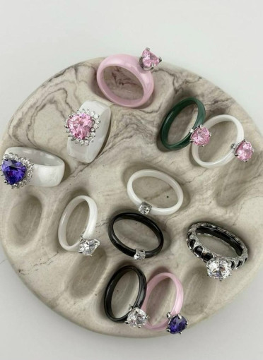 ✨ Кольцо из керамики с цирконам САДОВОД официальный интернет-каталог