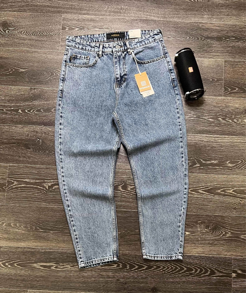 Джинсы голубые