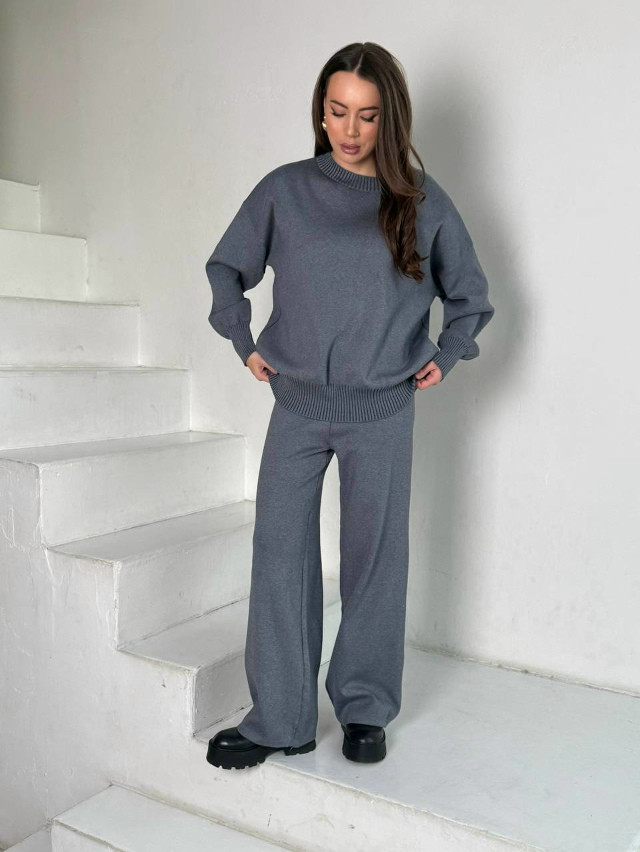 Женский костюм темно-серый купить в Интернет-магазине Садовод База - цена 2300 руб Садовод интернет-каталог