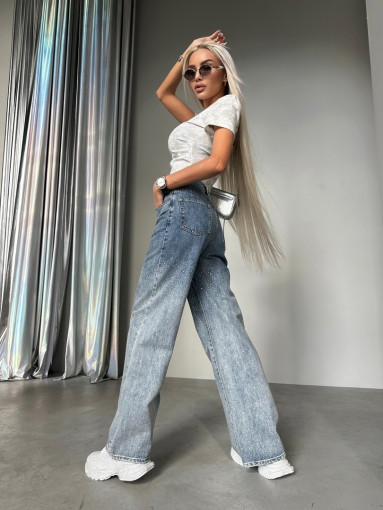 ⚜️ Трендовые джинсы декоративные стразами Balenciaga САДОВОД официальный интернет-каталог