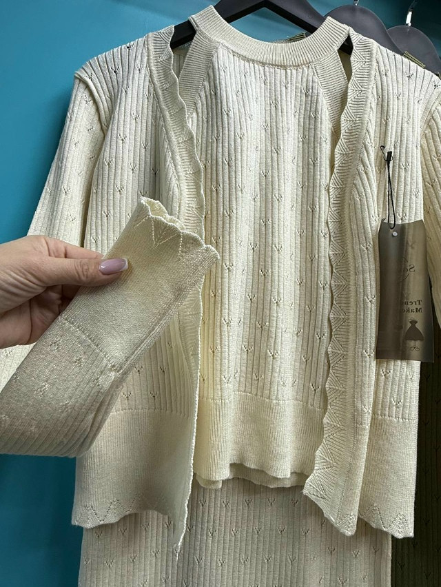 Женский костюм молочный купить в Интернет-магазине Садовод База - цена 2300 руб Садовод интернет-каталог