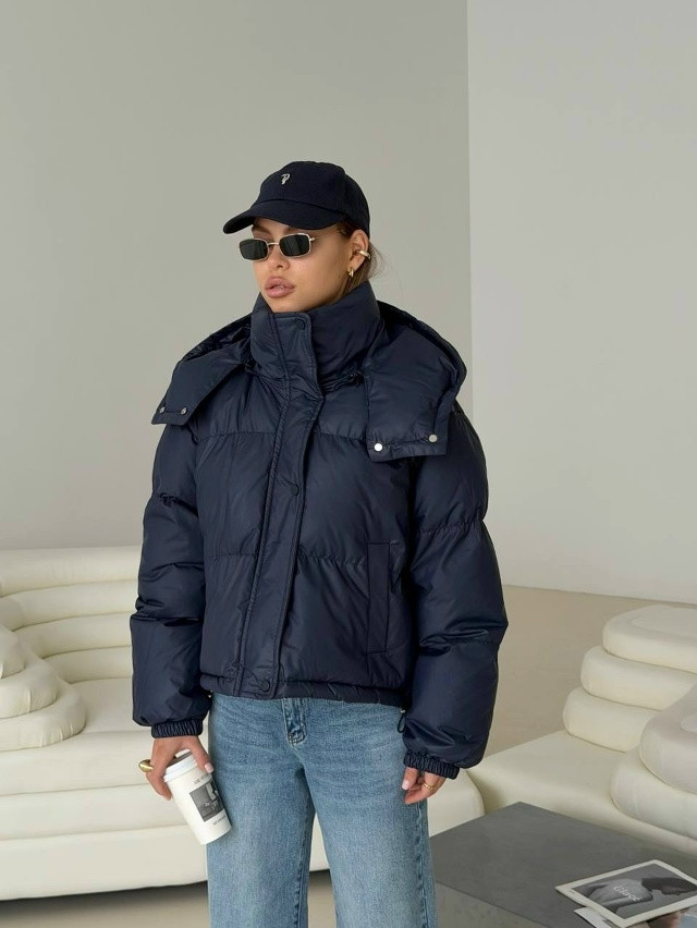 Куртка женская темно-синяя купить в Интернет-магазине Садовод База - цена 2700 руб Садовод интернет-каталог