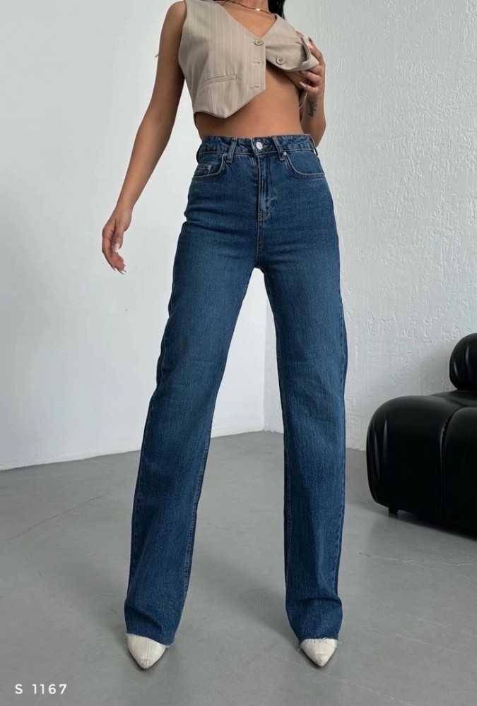 джинсы синие купить в Интернет-магазине Садовод База - цена 2100 руб Садовод интернет-каталог