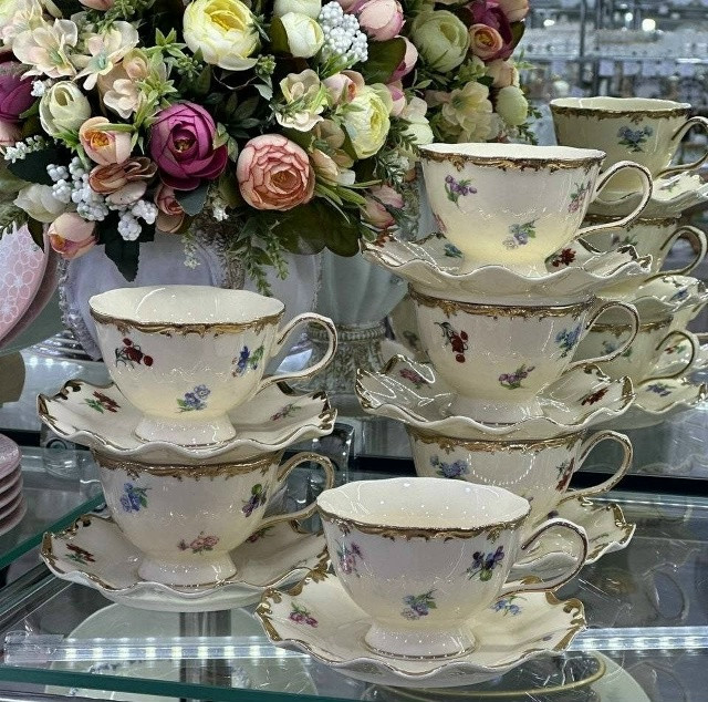 Чайный сервиз купить в Интернет-магазине Садовод База - цена 3850 руб Садовод интернет-каталог