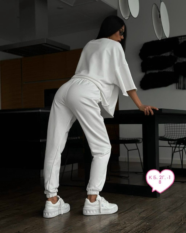 Женский костюм белый купить в Интернет-магазине Садовод База - цена 1100 руб Садовод интернет-каталог