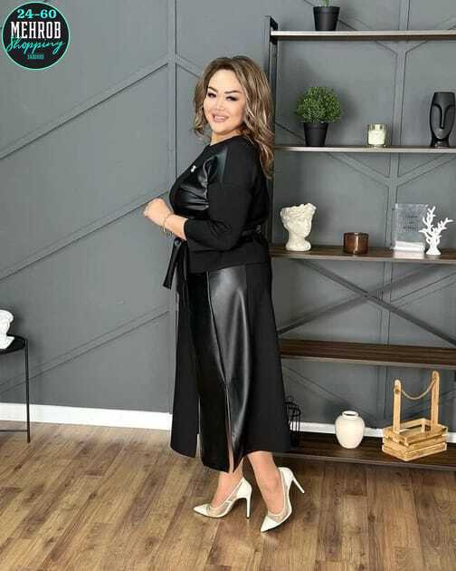 Женский костюм черный