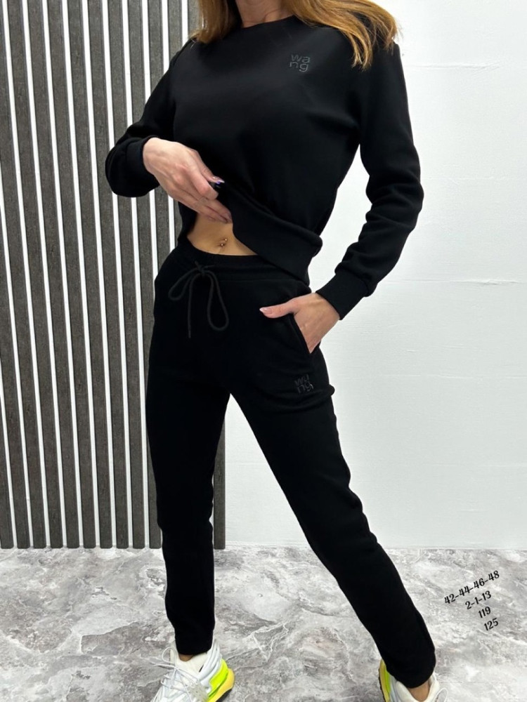 Спортивный женский костюм черный купить в Интернет-магазине Садовод База - цена 1250 руб Садовод интернет-каталог