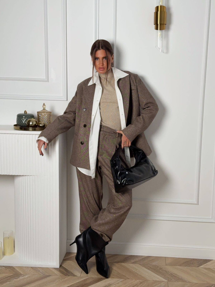 Женские брюки коричневые купить в Интернет-магазине Садовод База - цена 4300 руб Садовод интернет-каталог