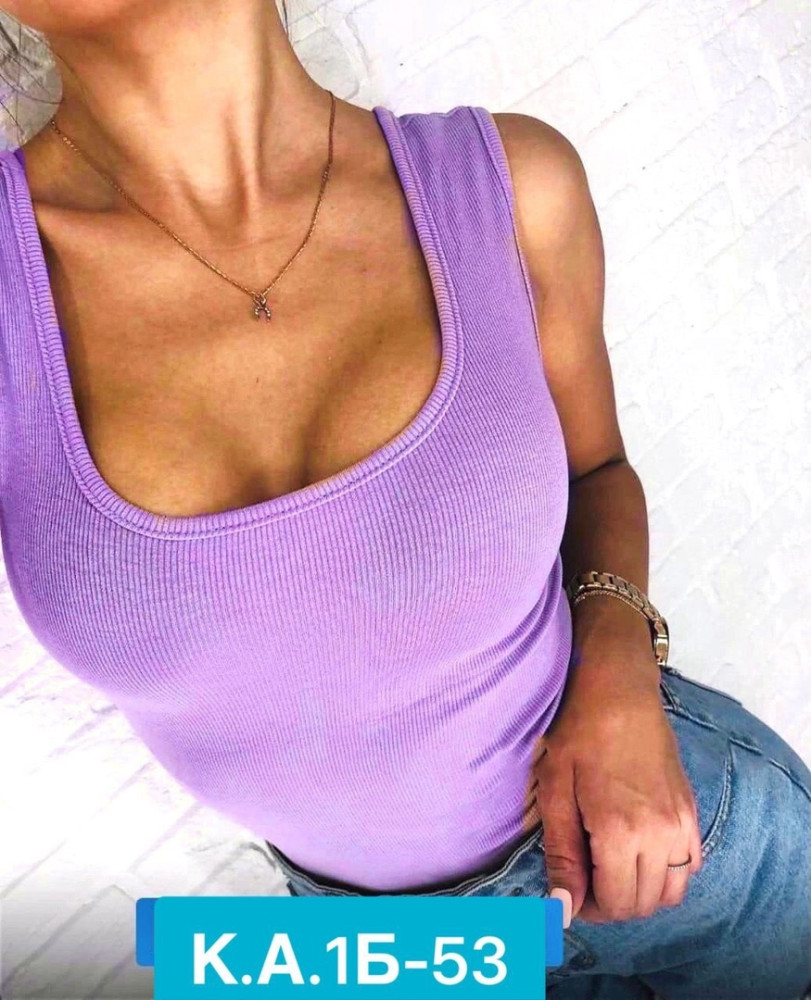 Женская майка фиолетовая купить в Интернет-магазине Садовод База - цена 350 руб Садовод интернет-каталог