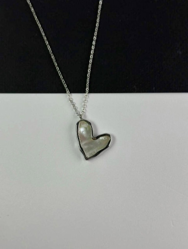 🤍 Колье с кулоном из перламутра САДОВОД официальный интернет-каталог