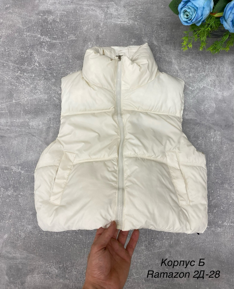 Жилетка женская белая