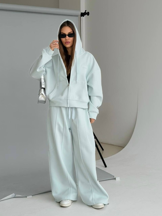 Женский костюм голубой купить в Интернет-магазине Садовод База - цена 3000 руб Садовод интернет-каталог