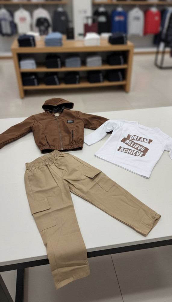 Детский костюм коричневый купить в Интернет-магазине Садовод База - цена 2099 руб Садовод интернет-каталог