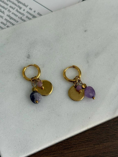 🪩Серьги с аметистом САДОВОД официальный интернет-каталог