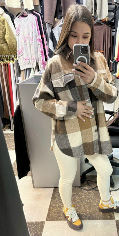 Женская рубашка коричневая купить в Интернет-магазине Садовод База - цена 1300 руб Садовод интернет-каталог