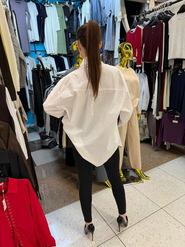 Женская рубашка белая купить в Интернет-магазине Садовод База - цена 1400 руб Садовод интернет-каталог