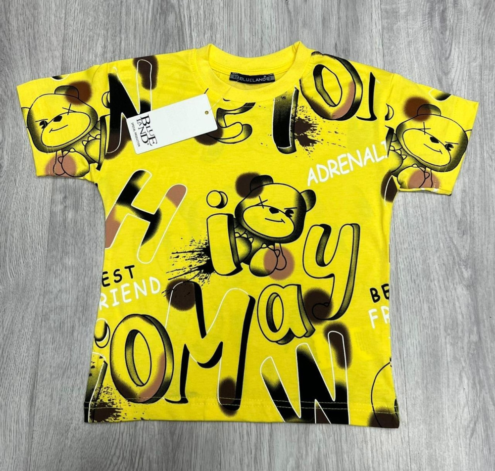 Детская футболка желтая купить в Интернет-магазине Садовод База - цена 400 руб Садовод интернет-каталог