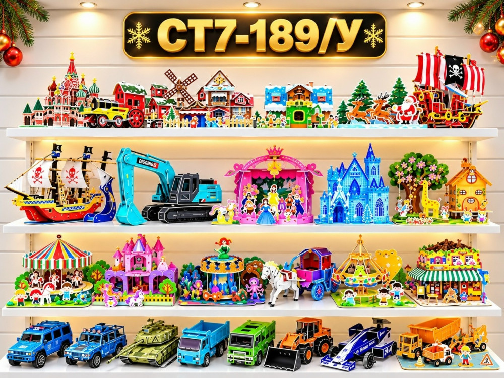 3D-пазл «Строительная техника» купить в Интернет-магазине Садовод База - цена 100 руб Садовод интернет-каталог