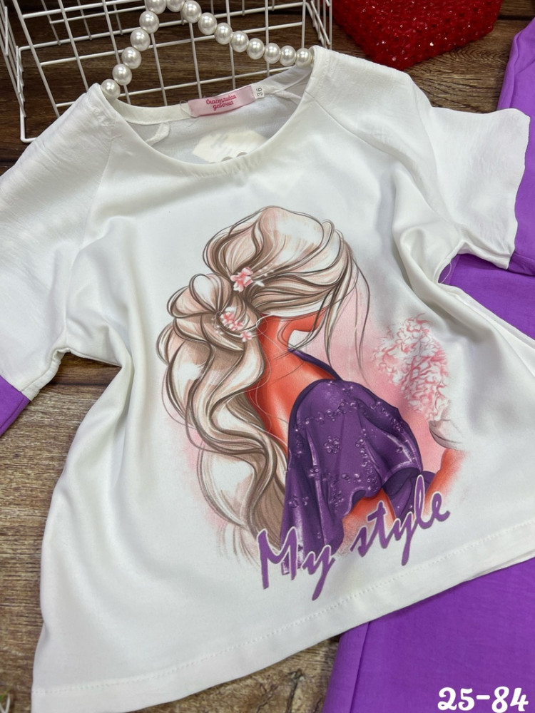 Детский костюм фиолетовый купить в Интернет-магазине Садовод База - цена 1300 руб Садовод интернет-каталог