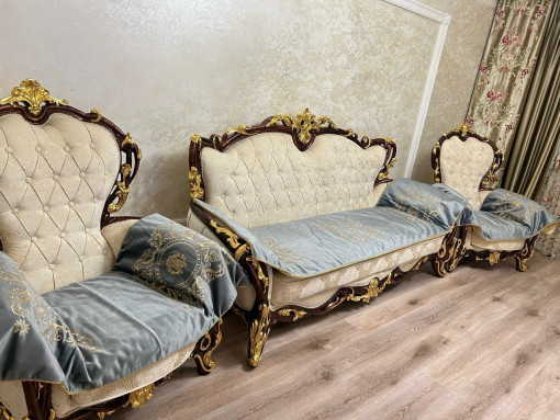 Комплект на сидячую часть дивана и кресел на прорезиненной основе САДОВОД официальный интернет-каталог