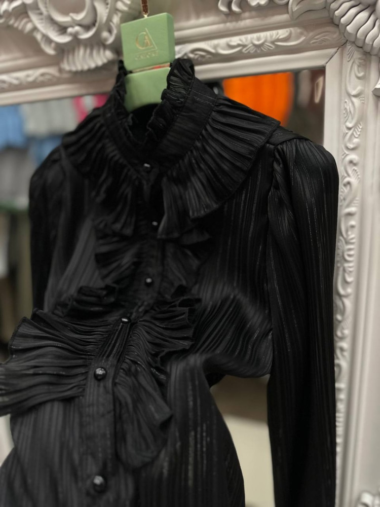 Блузка черная купить в Интернет-магазине Садовод База - цена 1650 руб Садовод интернет-каталог