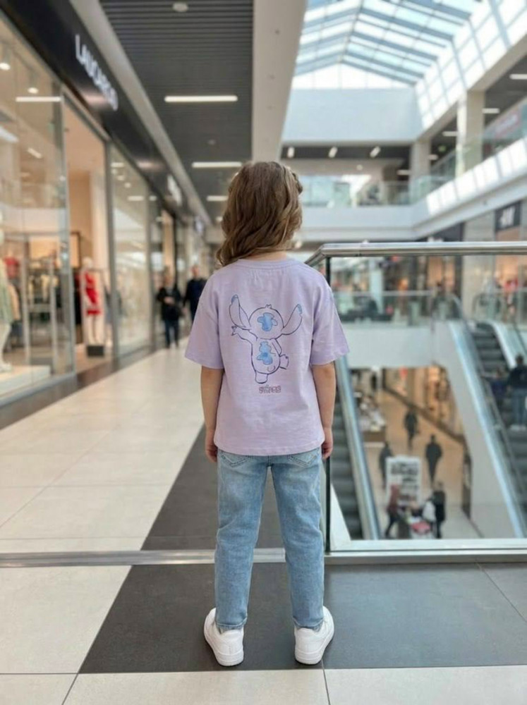 Детская футболка сиреневая купить в Интернет-магазине Садовод База - цена 750 руб Садовод интернет-каталог