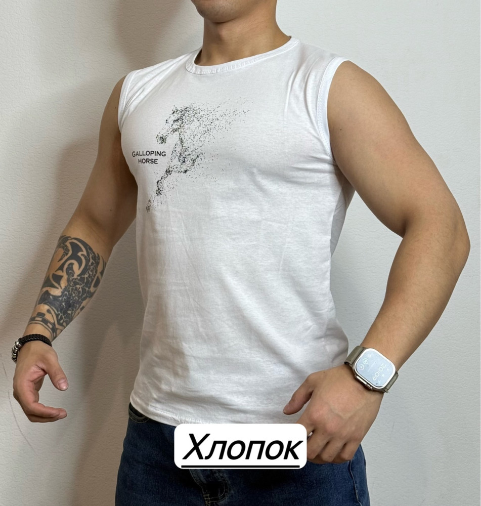 Майка для мужчин, хлопок купить в Интернет-магазине Садовод База - цена 200 руб Садовод интернет-каталог