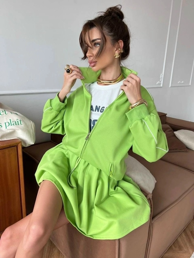 Женский костюм зеленый купить в Интернет-магазине Садовод База - цена 1800 руб Садовод интернет-каталог