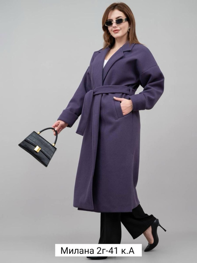 Женское пальто фиолетовое купить в Интернет-магазине Садовод База - цена 2600 руб Садовод интернет-каталог