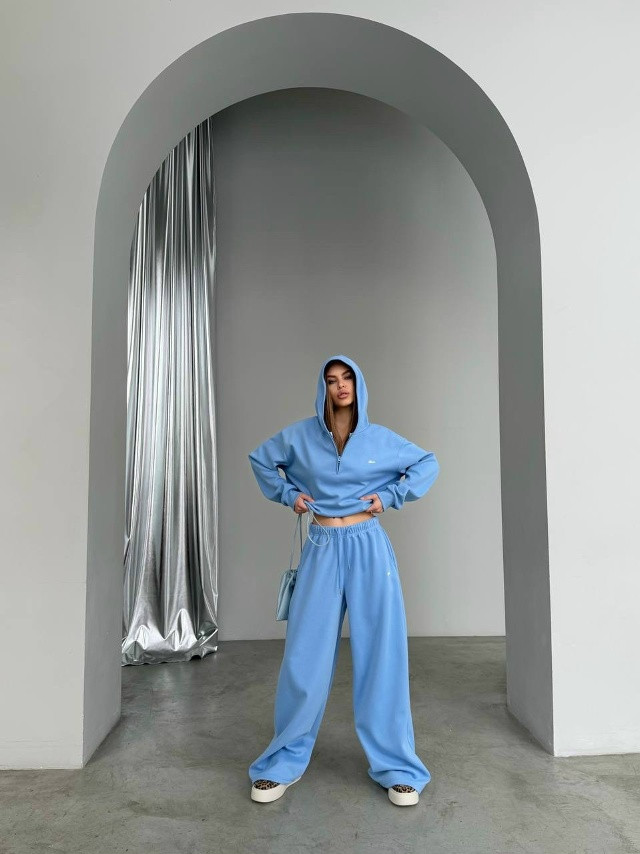 Женский костюм голубой купить в Интернет-магазине Садовод База - цена 2900 руб Садовод интернет-каталог