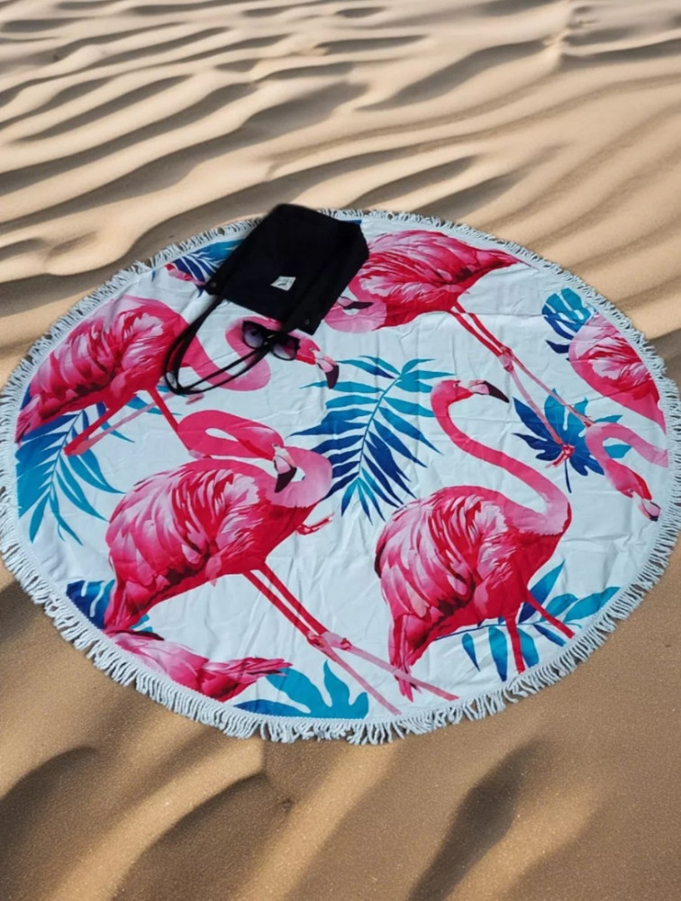 Круглый пляжный коврик с бахромой купить в Интернет-магазине Садовод База - цена 450 руб Садовод интернет-каталог