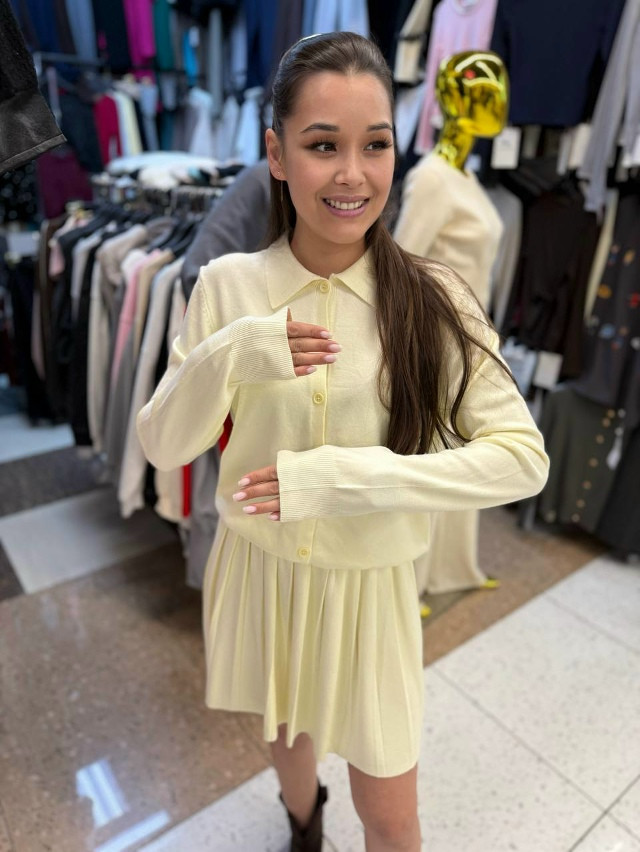 Женский костюм желтый купить в Интернет-магазине Садовод База - цена 1500 руб Садовод интернет-каталог