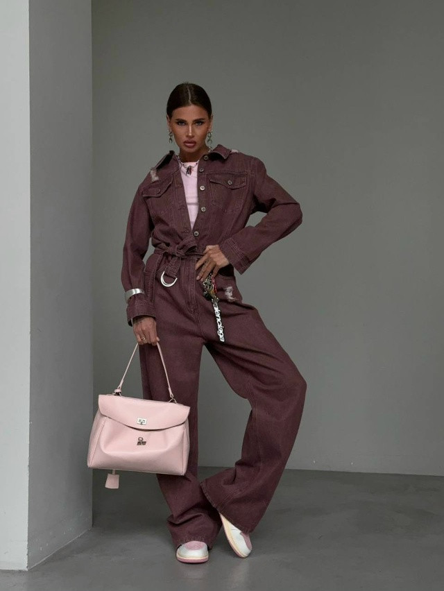 Женский комбинезон бордовый купить в Интернет-магазине Садовод База - цена 4500 руб Садовод интернет-каталог