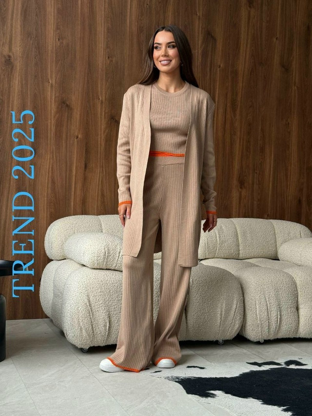 Женский костюм бежевый купить в Интернет-магазине Садовод База - цена 2250 руб Садовод интернет-каталог