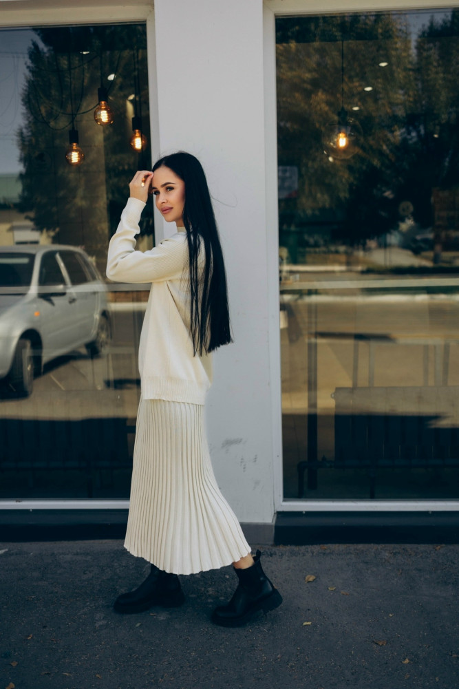 Женский костюм молочный купить в Интернет-магазине Садовод База - цена 2000 руб Садовод интернет-каталог