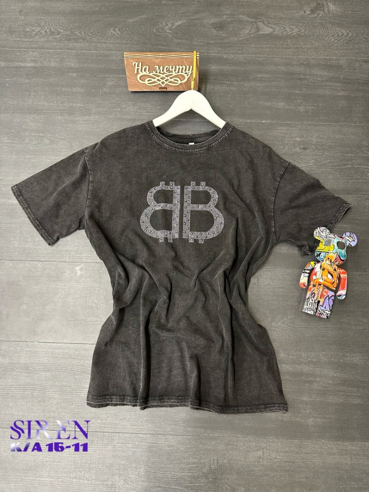 Женская футболка темно-серая купить в Интернет-магазине Садовод База - цена 899 руб Садовод интернет-каталог