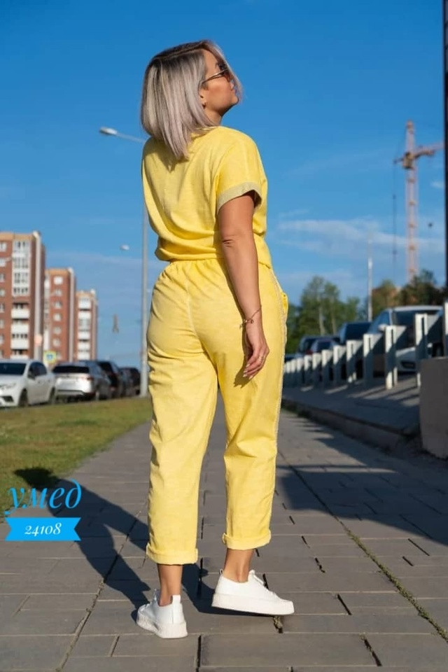 Женский костюм желтый купить в Интернет-магазине Садовод База - цена 850 руб Садовод интернет-каталог