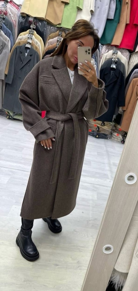 Женское пальто коричневое купить в Интернет-магазине Садовод База - цена 7990 руб Садовод интернет-каталог