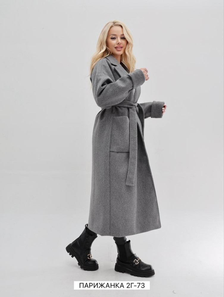 Женское пальто серое купить в Интернет-магазине Садовод База - цена 2400 руб Садовод интернет-каталог