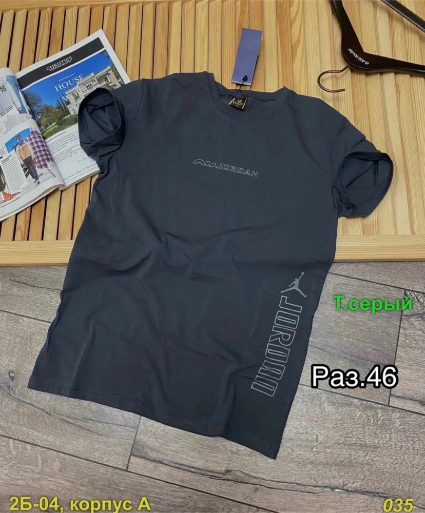 Мужская футболка темно-серая купить в Интернет-магазине Садовод База - цена 350 руб Садовод интернет-каталог