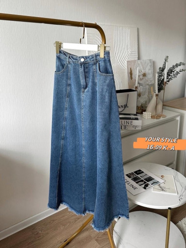 джинсовые юбки САДОВОД официальный интернет-каталог