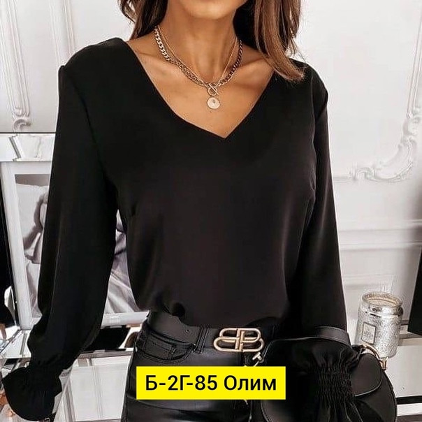 Блузка черная купить в Интернет-магазине Садовод База - цена 600 руб Садовод интернет-каталог